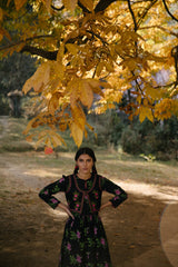 Rasna Bhasin spotted wearing Guldashta Printed Pashmina Silk Kurta Set