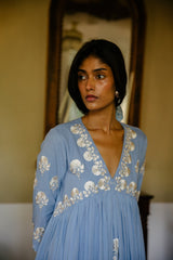 Mrunal Thakur spotted wearing MOGRA KURTA SET