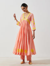 Alia Bhatt spotted wearing MADHU MALTI KURTA SET