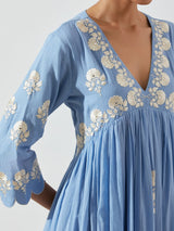 Mrunal Thakur spotted wearing MOGRA KURTA SET