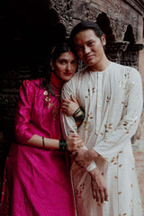 Gulabi Sitara Sharara Set