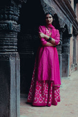 Gulabi Sitara Sharara Set