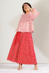 Surbhi Sethi Dua spotted wearing Bindi batasha palazzo & top set