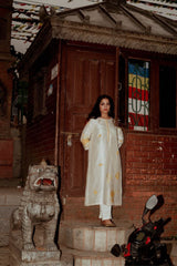 Shwet Champa Kurta Set