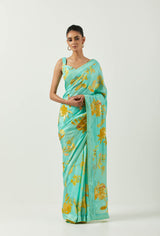 Priyanka Mohan spotted wearing Asmaani jaak sitara saree