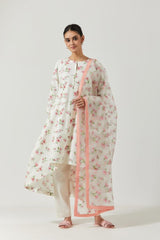 Ivory Printed Kurta Set