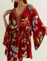 MAIA short kaftan top and bottom