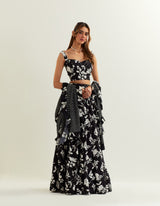 MIMOSA high waisted pleated skirt