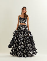 MIMOSA high waisted pleated skirt