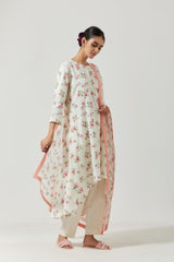 Ivory Printed Kurta Set