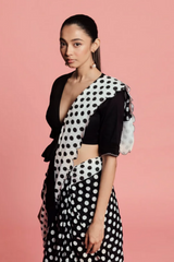 Gud Cotton Mal Sari & Blouse