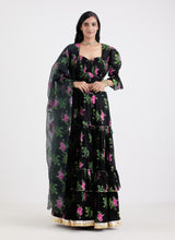 Hebah Patel spotted wearing MEGHA LEHNGA