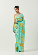 Priyanka Mohan spotted wearing Asmaani jaak sitara saree