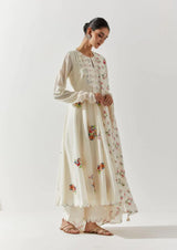 Ivory Cotton Mal Palazzo Set