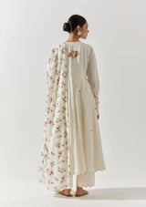 Ivory Cotton Mal Palazzo Set
