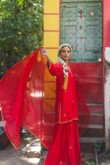 Sindoori mirchi sharara set