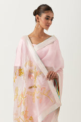 Pinksky saree