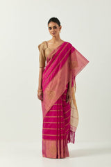 sunahri dhaari saree