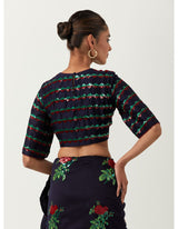 Shruti Haasan spotted wearing Phool pathi saree dhaari sitara blouse