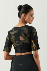 surma zardozi anar saree