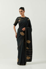 surma zardozi anar saree