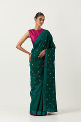 Hazzarbuti saree and blouse