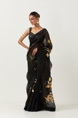 Black Jugnu saree