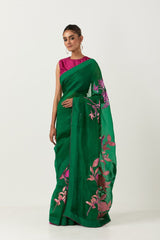 Harit sundari saree