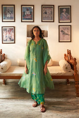 Jhumka sitara phool kurta set