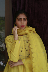 Son Champa Metallic Zari Short Lali Kurta With Sharara