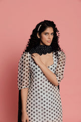 Nisha Agarwal spotted wearing Chashni Organza Silk Kurta Set