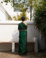 Rani Panna  Saree &  Blouse