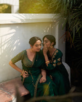 Rani  Zardozi  Kali Kurta  set
