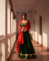 Rani Bahar  Reshmi  Lehenga  set