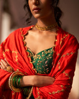 Rani Bahar  Reshmi  Lehenga  set