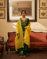 Makhmal  Rani Bahar  Kurta set