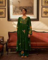 Makhmal  Rani Bahar  Kurta set