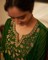 Makhmal  Rani Bahar  Kurta set