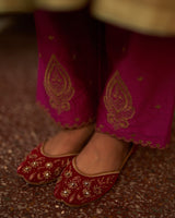Pista  Jamuni  Rani Kurta  set