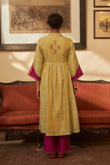 Pista  Jamuni  Rani Kurta  set