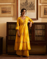 Sunahri  dhoop Kali  Kurta set