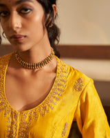 Sunahri  dhoop Kali  Kurta set