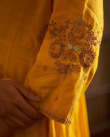 Sunahri  dhoop Kali  Kurta set