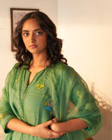 Jhumka sitara phool kurta set