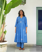 Asmani sitara kali kurta set