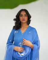 Asmani sitara kali kurta set