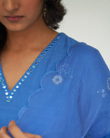 Asmani sitara kali kurta set