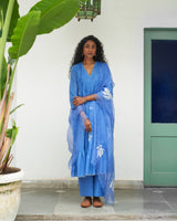 Asmani champa sitara kurta set