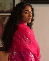 Gulabi chameli kurta set