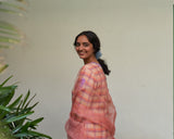 Gulabi champai phool kurta set